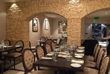 commercial1 Commercial painting at Cavaliere Restaurant, Edinburgh